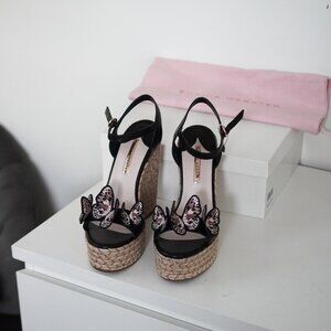 SOPHIA WEBSTER BUTTERFLY WEDGES 41.5 size